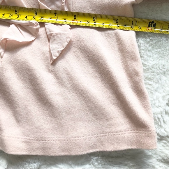 JANIE AND JACK PINK SHIRT w/ BOW & TWEED LINED SKIRT - Picture 8 of 12